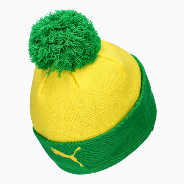 MSFC Fan POM Beanie, Pelé Yellow-Fern Green, large-ZAF