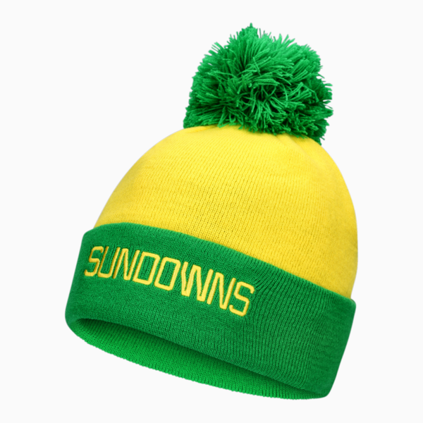 MSFC Fan POM Beanie, Pelé Yellow-Fern Green, large-ZAF