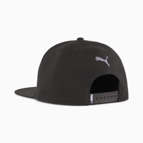 Essentials Flat Brim Cap, PUMA Black, large-ZAF