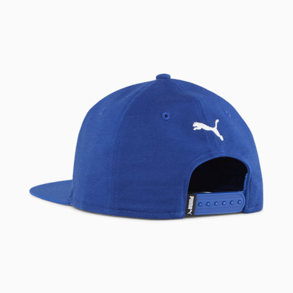 Essentials Flat Brim Cap, Cobalt Glaze-Silver Mist, large-ZAF