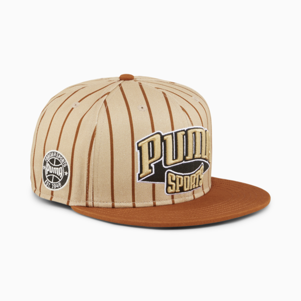 Hometown Heroes Flat Brim Cap, Prairie Tan-Teak, large-ZAF