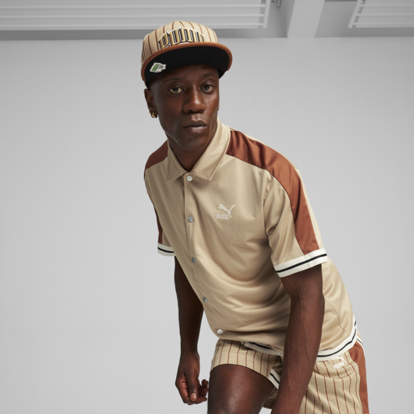 Hometown Heroes Flat Brim Cap, Prairie Tan-Teak, large-ZAF