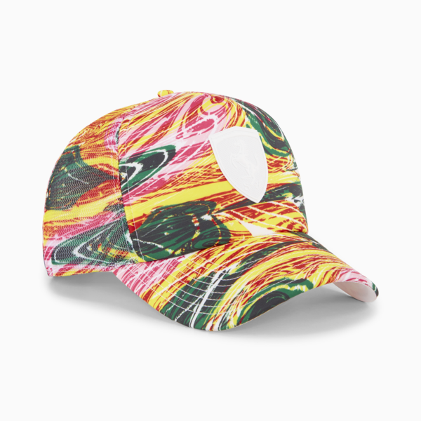 Scuderia Ferrari Race Crew Baseball Cap, Pink Lilac-AOP, large-ZAF