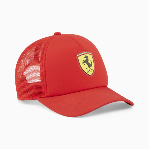 Scuderia Ferrari Race Trucker Cap, Rosso Corsa, large-ZAF