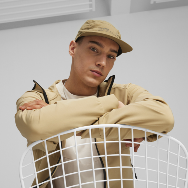 PUMA FWD Flat Brim Cap, Chocolate Chip, large-ZAF