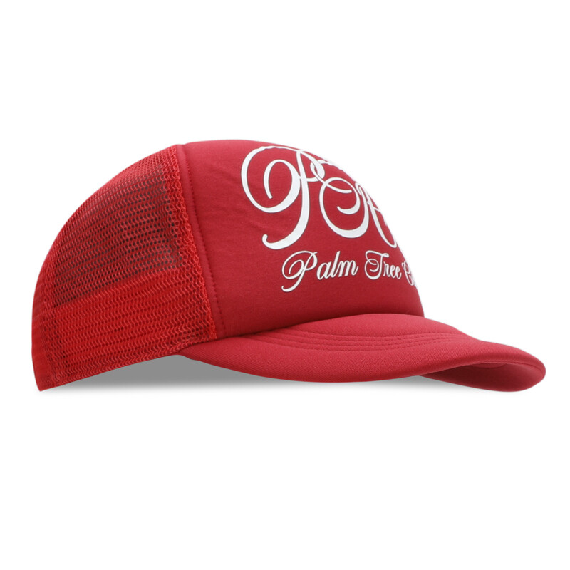 Men's PUMA X Palm Tree Crew Trucker Cap in Red