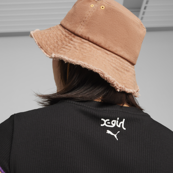 PUMA x X-GIRL Bucket Hat, Brown Mushroom, large-ZAF