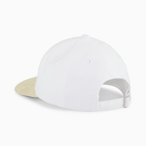 MMQ Flat Brim Cap, PUMA White-Putty, large-ZAF