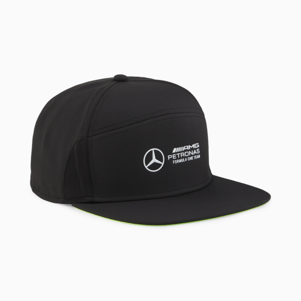 Mercedes-AMG Petronas Motorsport Flat Brim Cap, PUMA Black, large-ZAF