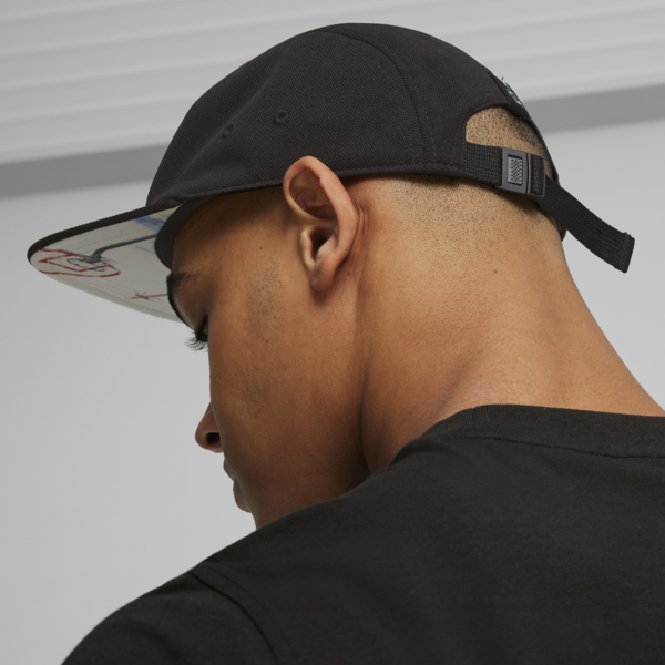 5-Panel Basketball Cap, PUMA Black, large-ZAF