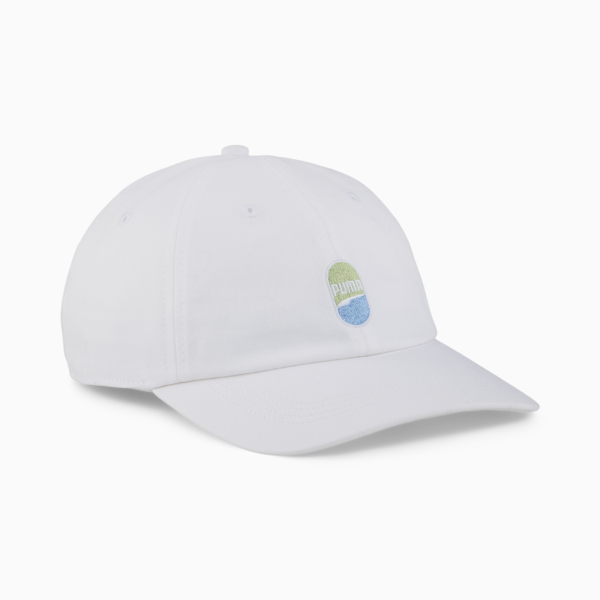 Gorra de visera semicurva Downtown, PUMA White, large-ARG
