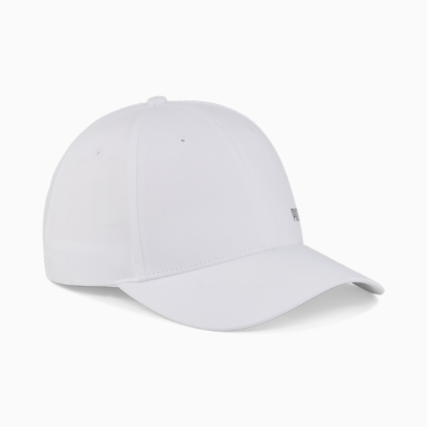 Essentials PUMA Baseball Cap, PUMA White, large-ZAF