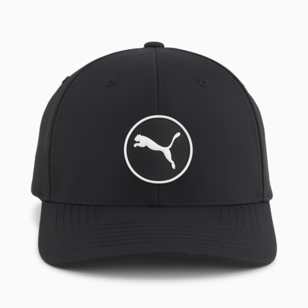 Circle Cat Tech Golf Cap, PUMA Black, large-ZAF