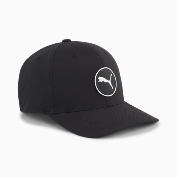 Circle Cat Tech Golf Cap, PUMA Black, large-ZAF