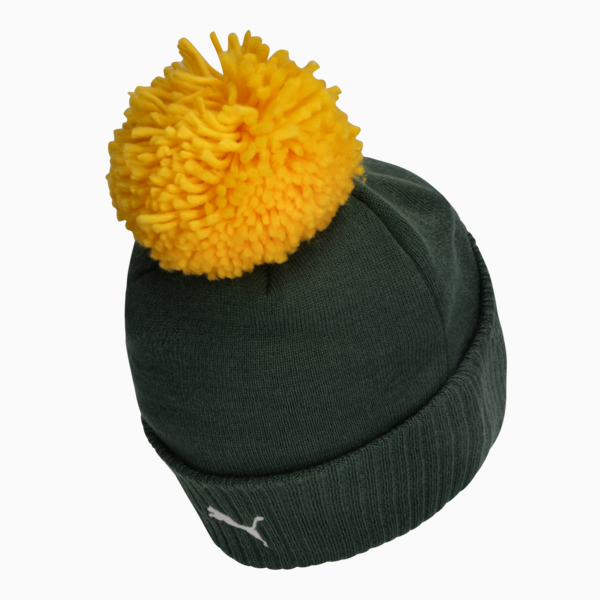 Proteas Pom Pom Beanie, Trekking Green-Yellow, large-ZAF
