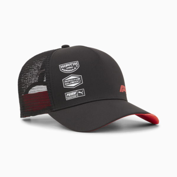 F1® Statement Trucker Cap, PUMA Black, large-ZAF