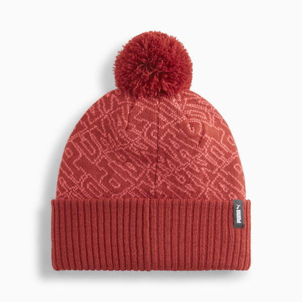 ESS Pom Beanie, Intense Red, large-ZAF