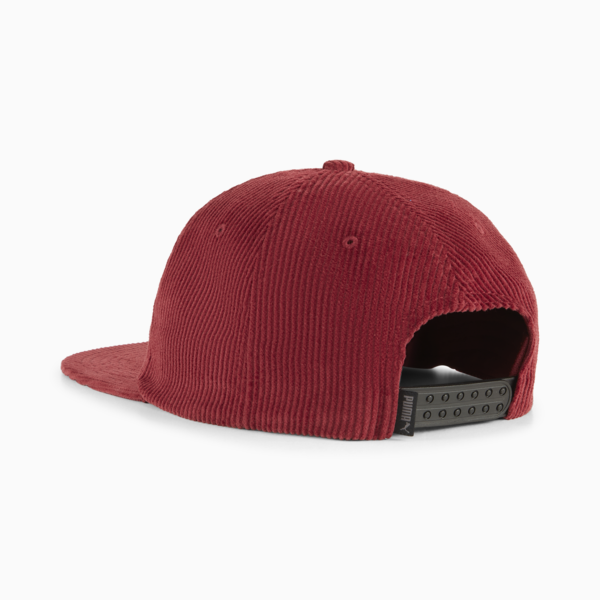 Gorra skater de corderoy con visera plana, Team Regal Red, large-MEX