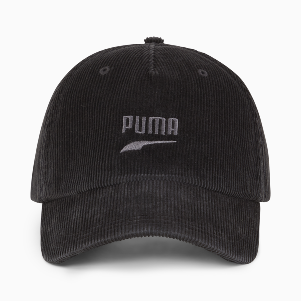 Gorra skater de corderoy con visera, PUMA Black, large-ARG