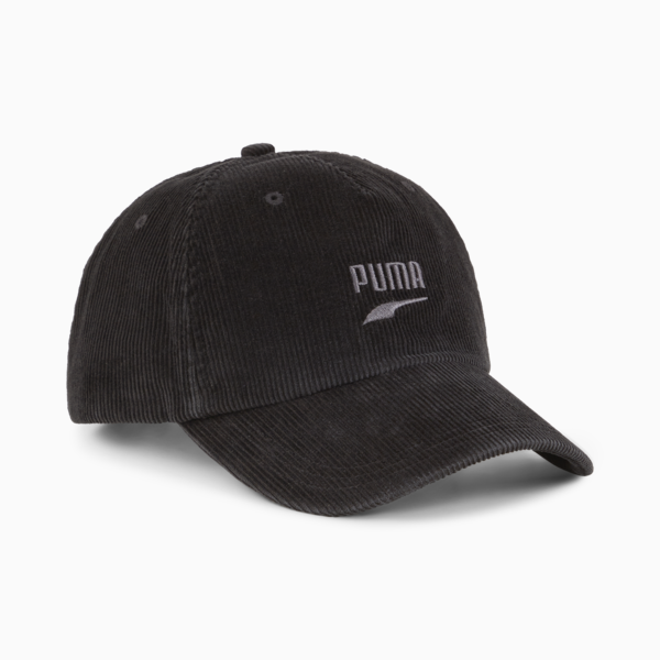 Gorra skater de corderoy con visera, PUMA Black, large-ARG