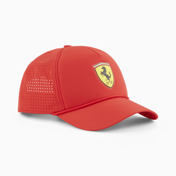 Scuderia Ferrari Race Trucker Cap, Rosso Corsa, large-ZAF