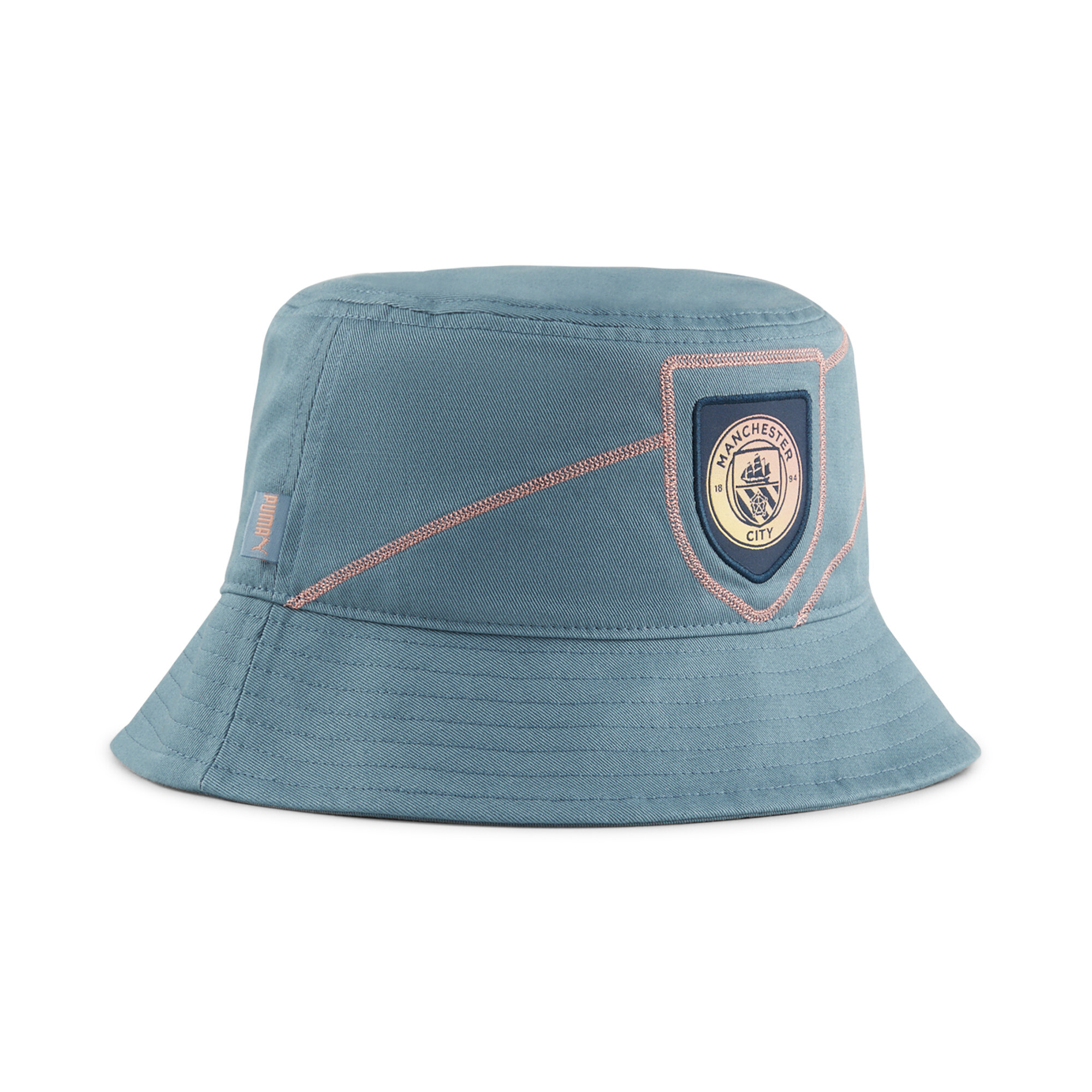 Puma Manchester City ftblSTATEMENT Bucket Hat | Mit Colorful | Bold Blue/Poppy Pink | Größe: L/XL