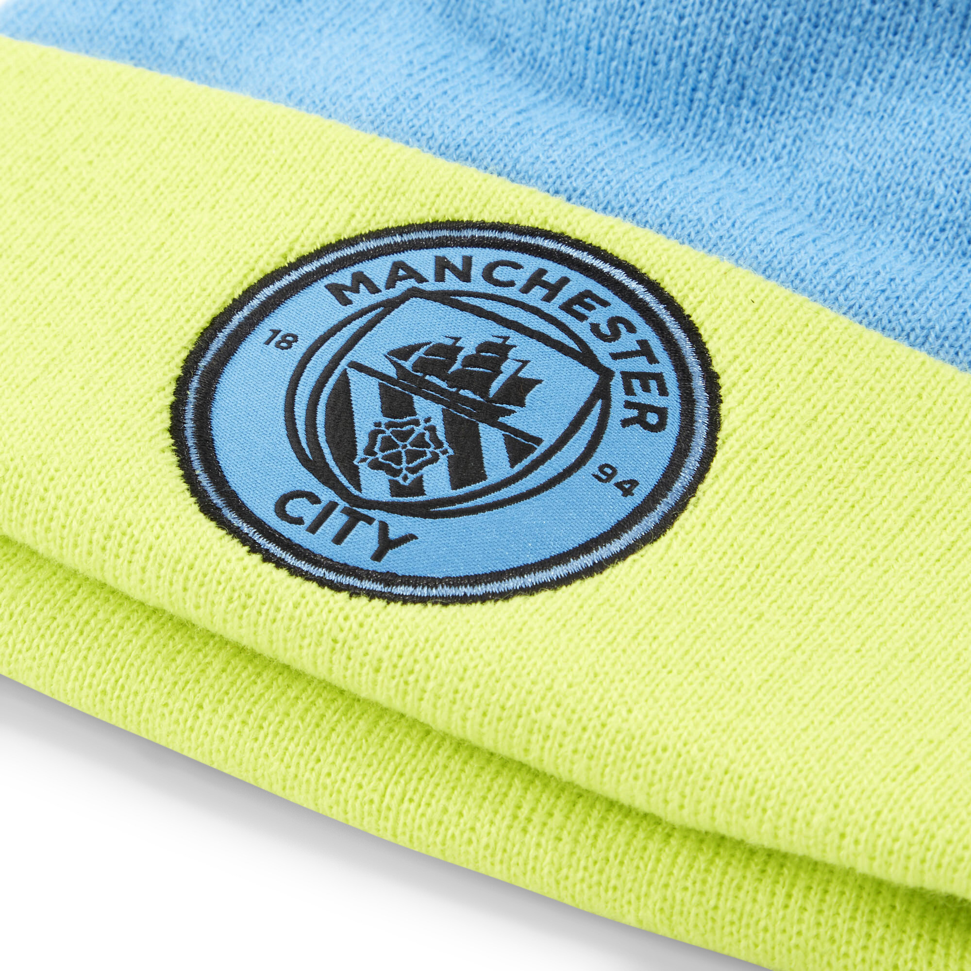 Gorro Con Pompón Manchester City Para Jóvenes