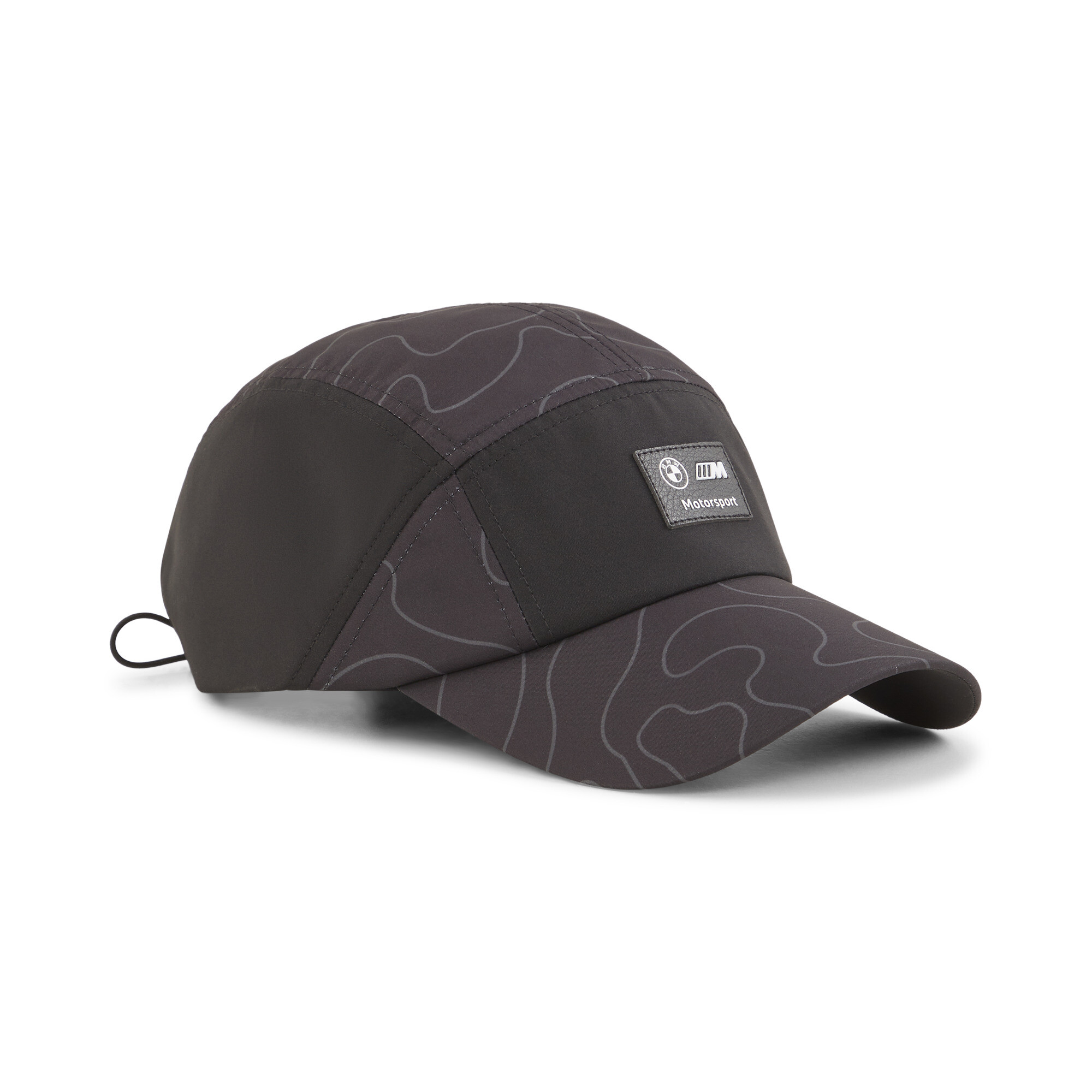 Puma BMW M Motorsport Statement 5-Panel Cap | Mit Plain | Black/Aop | Größe: Adult