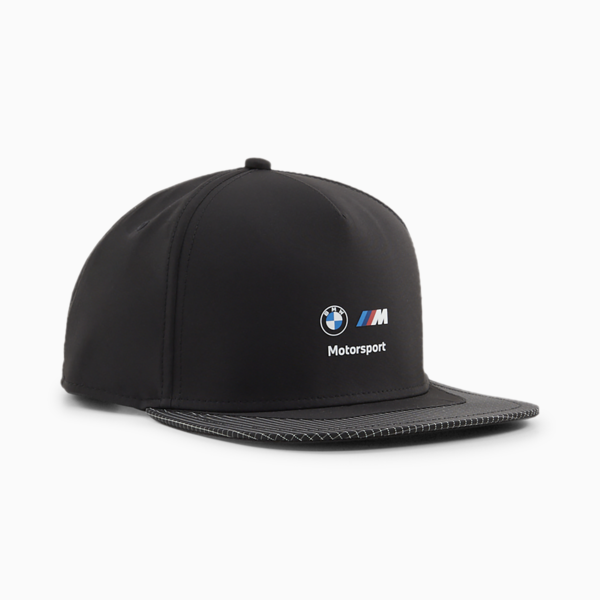 Gorra con visera plana BMW M Motorsport, PUMA Black, large-MEX