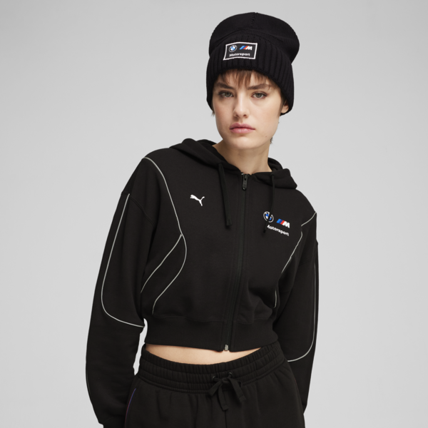 BMW M Motorsport Classic Cuff Beanie, PUMA Black, large-MEX