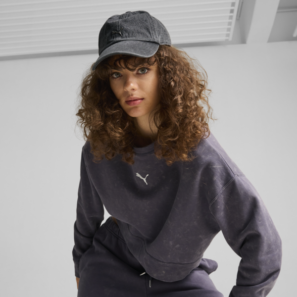 Gorra con visera Gym2K, PUMA Black-Denim Wash, large-ARG