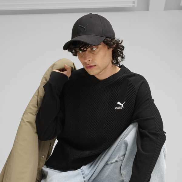 Gorra con visera Classics, Puma Black, large-MEX