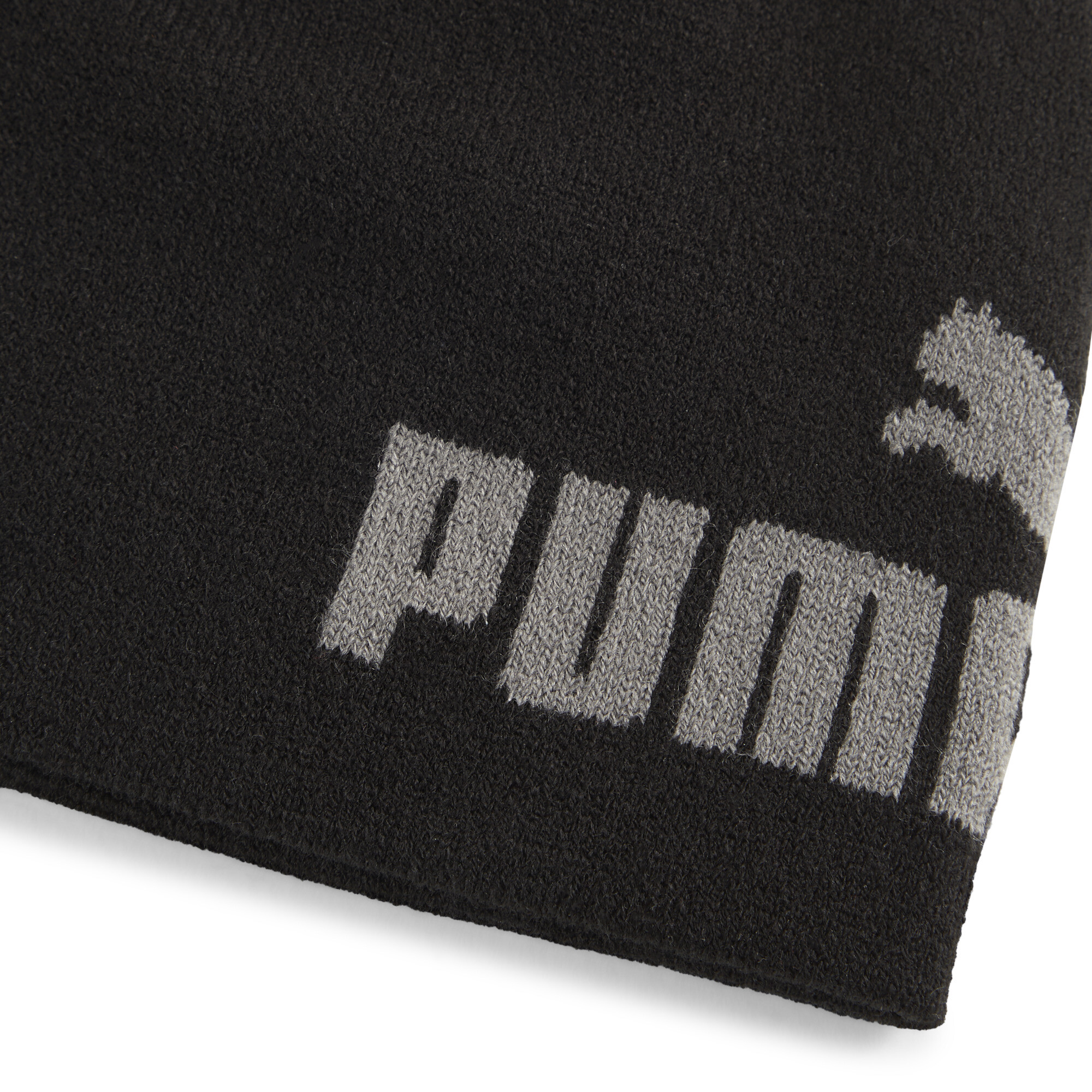 Puma Essentials Logo Cuffless Beanie Hat Youth, Black, Accessories