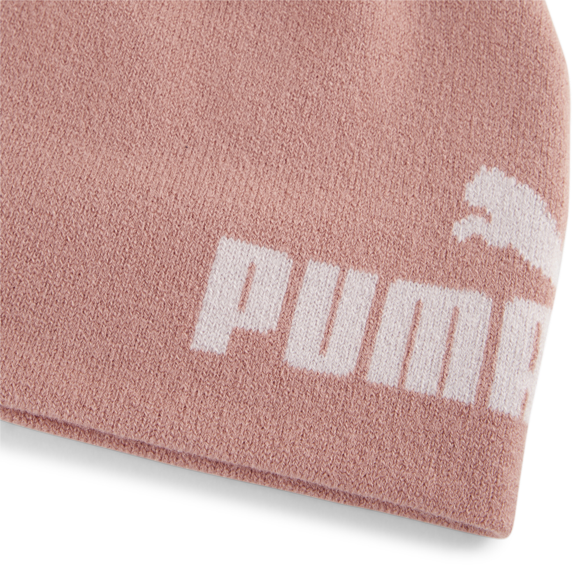 Puma Essentials Logo Cuffless Beanie Hat Youth, Pink, Accessories