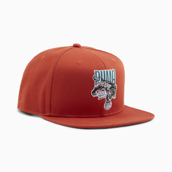 Gorra con visera plana Basquetbol Pro, Intense Red, large-MEX