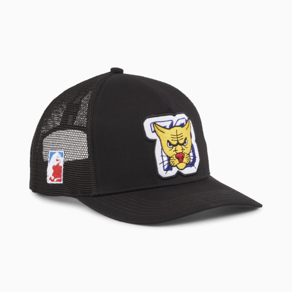 Basketball Trucker Cap, PUMA Black, large-ZAF