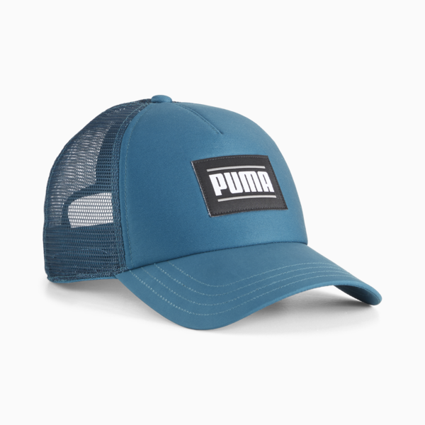 Essentials Trucker Cap, Cold Green, large-ZAF