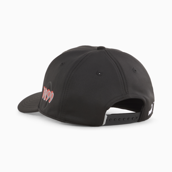 Gorra con visera AC Milan ftblCULTURE+ para hombre, PUMA Black-For All Time Red, large-ARG