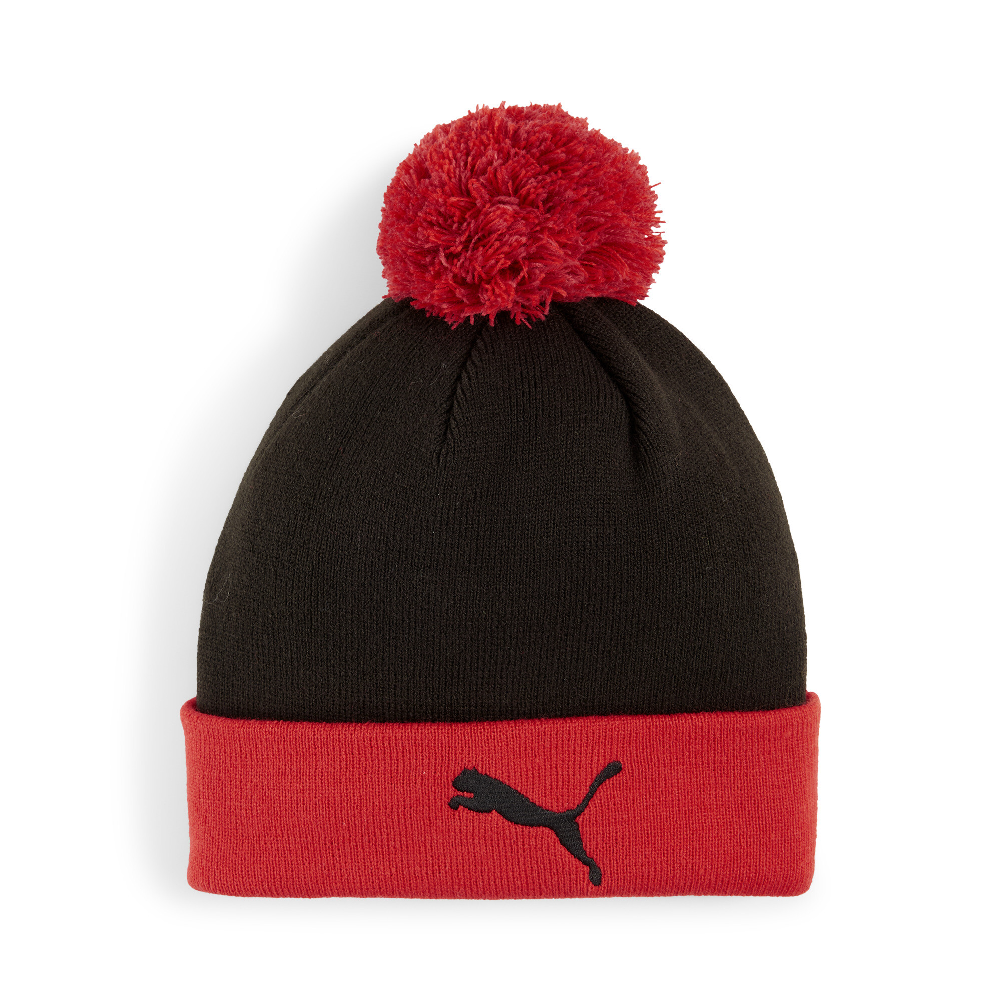 Puma AC Milan Pom Pom Beanie Hat Youth, Red, Accessories