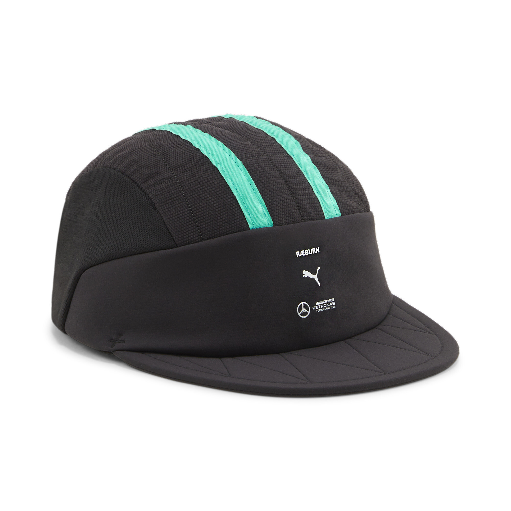 Puma X MAPF1 X RÆBURN 5-Panel Cap, Black, Size Adult, Accessories