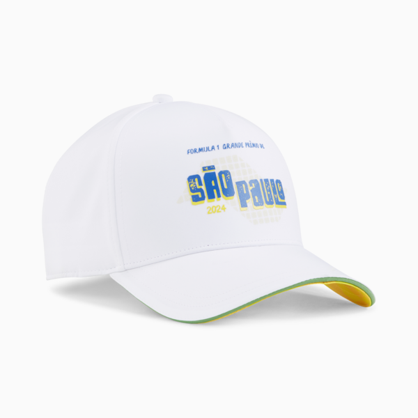 F1® Brazil Baseball Cap, PUMA White, large-MEX
