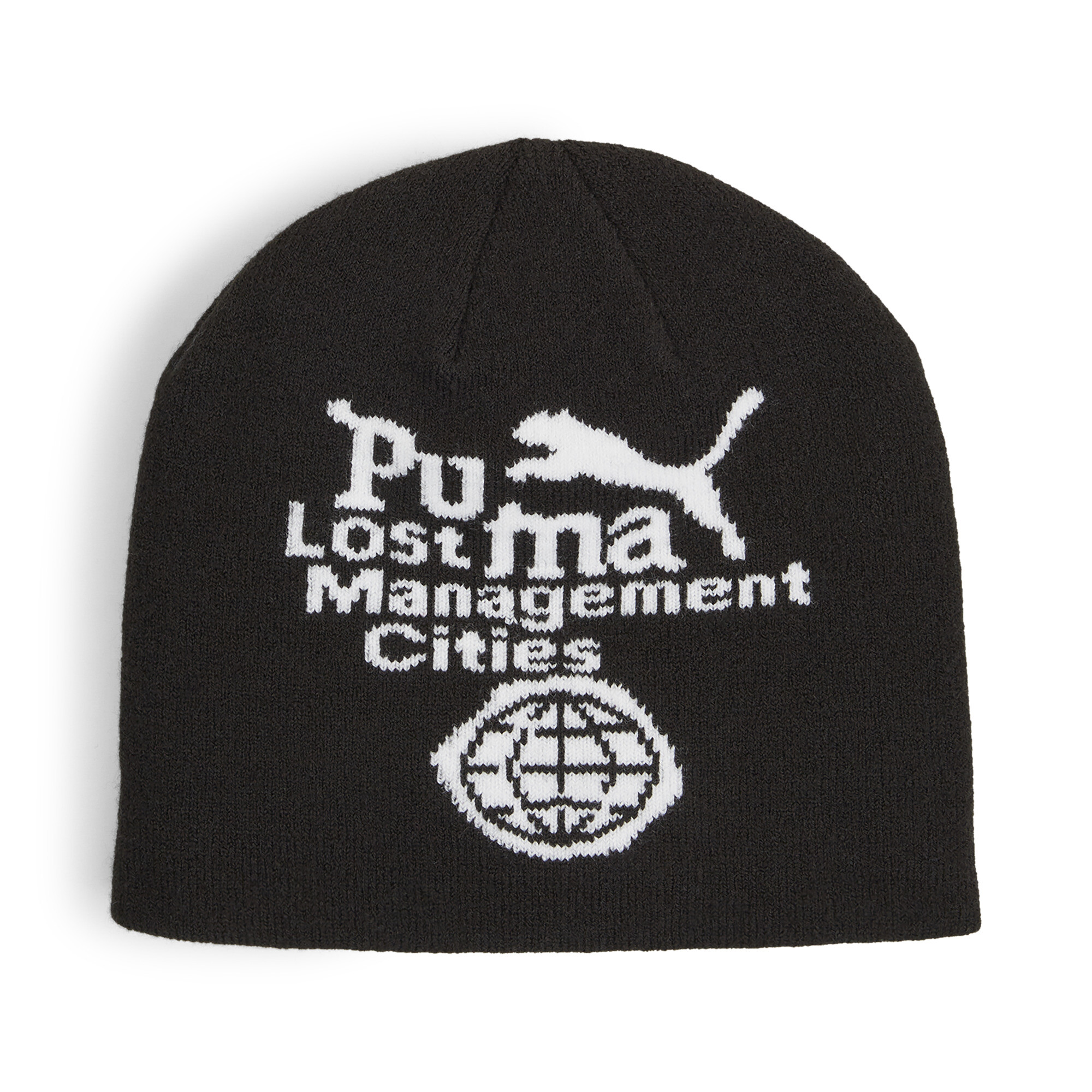 Puma x LMC Beanie ohne Bündchen | Mit Plain | Black | Größe: Adult