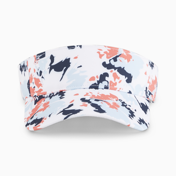 Borrego Sport Visor, White Glow-Blue Skies-Salmon, large-ZAF