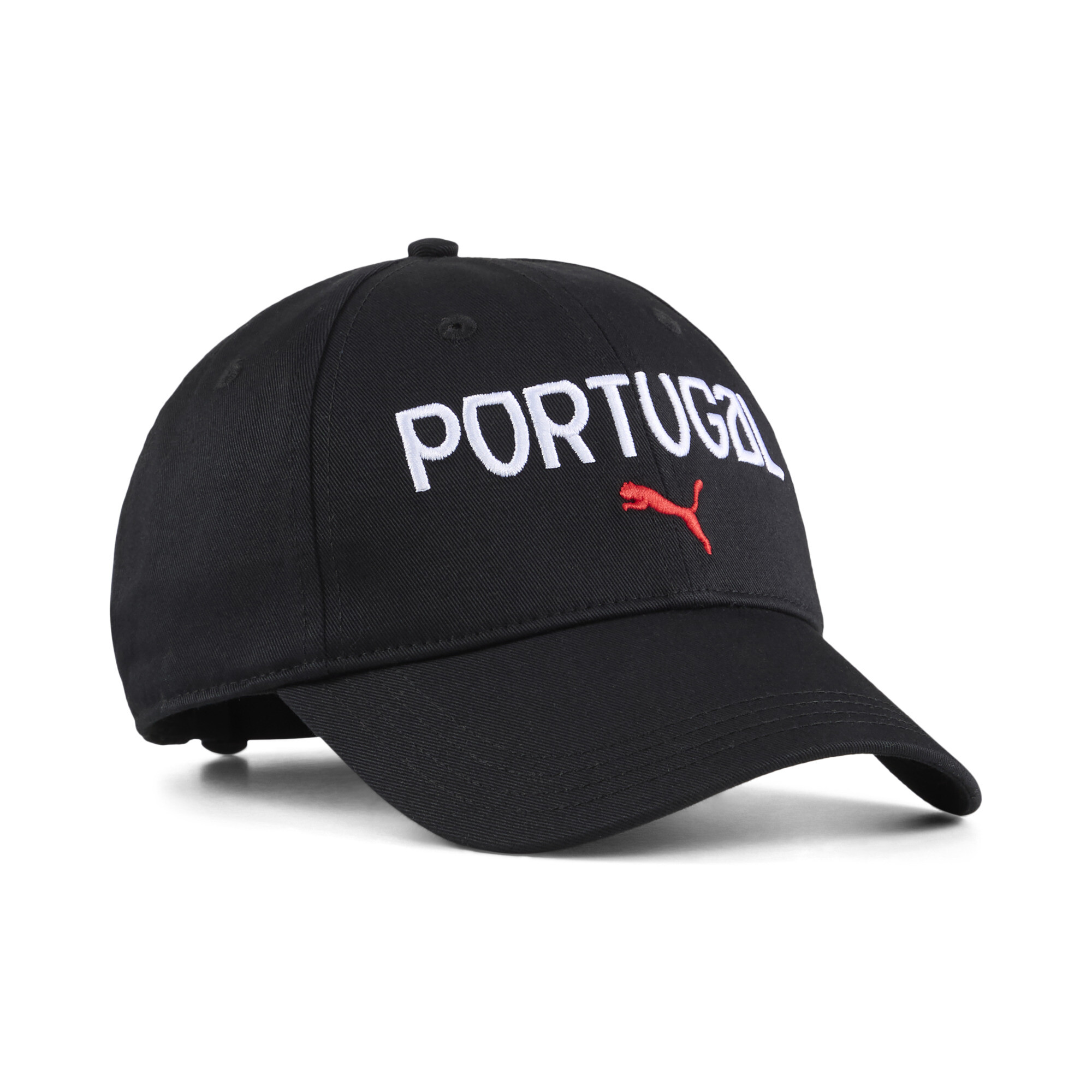 Puma Portugal Football Fan Cap | Mit Plain | Black/White