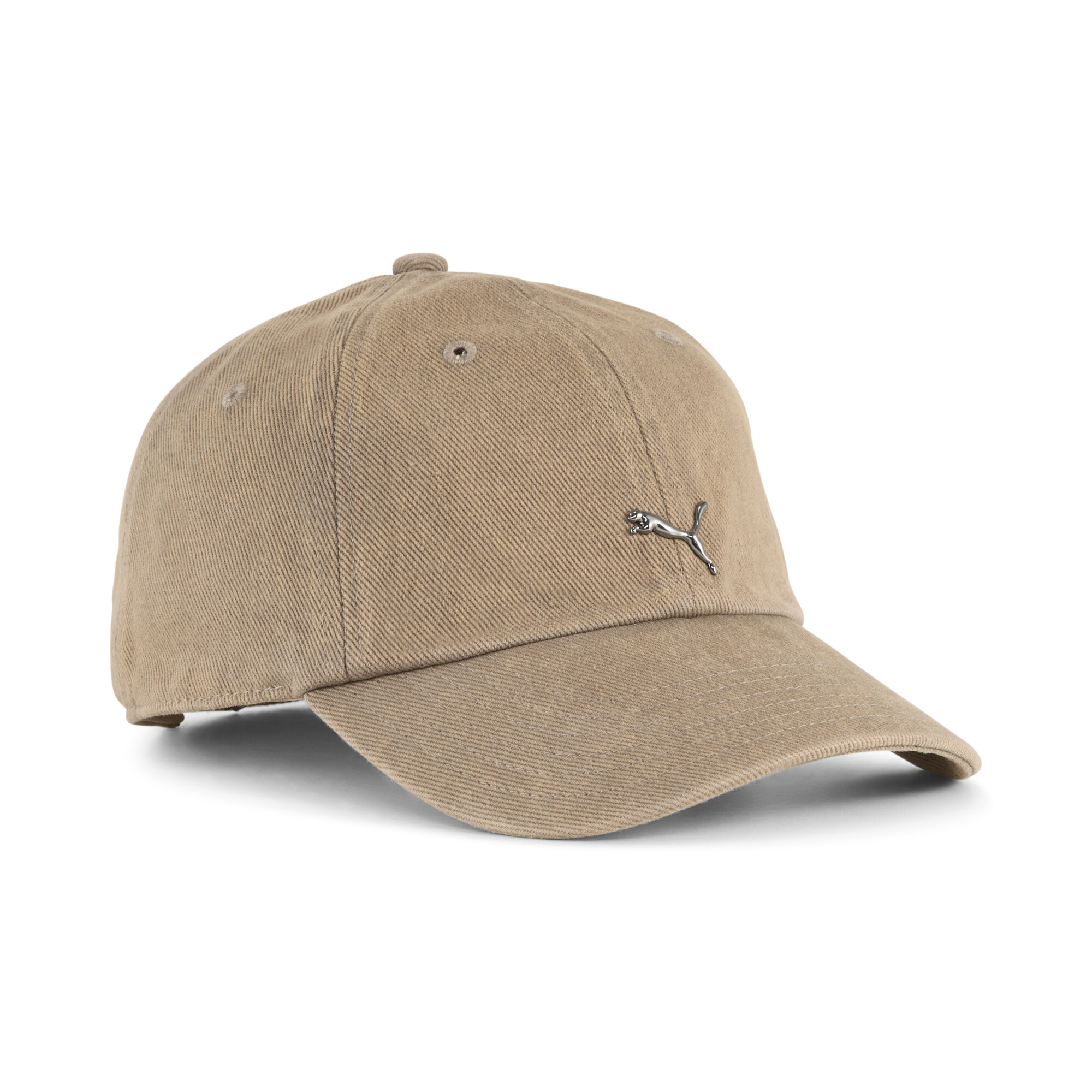 Puma WARDROBE ESS Metal Dad Cap | Mit Plain | Totally Taupe | Größe: L