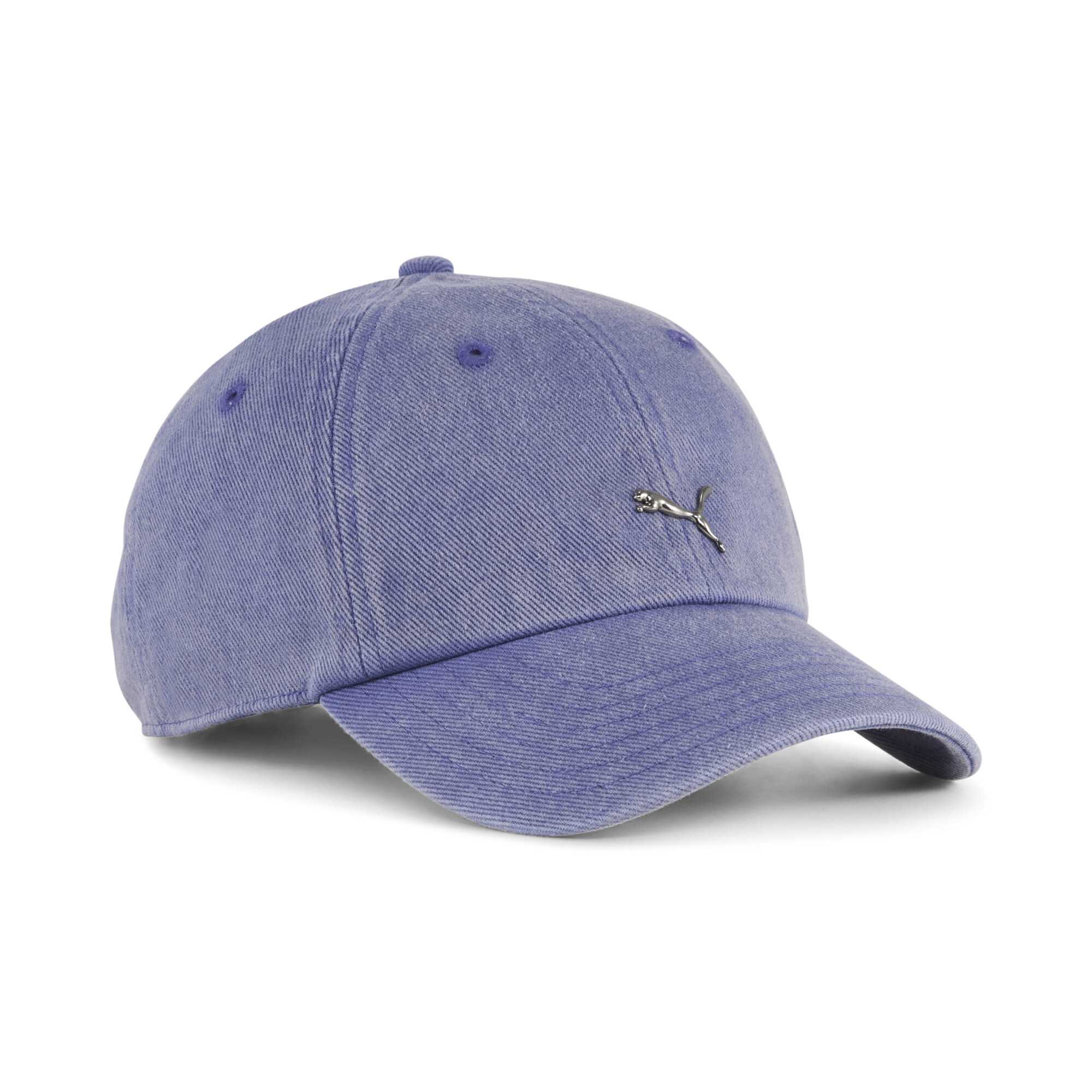 Puma WARDROBE ESS Metal Dad Cap | Mit Plain | Blue Crystal