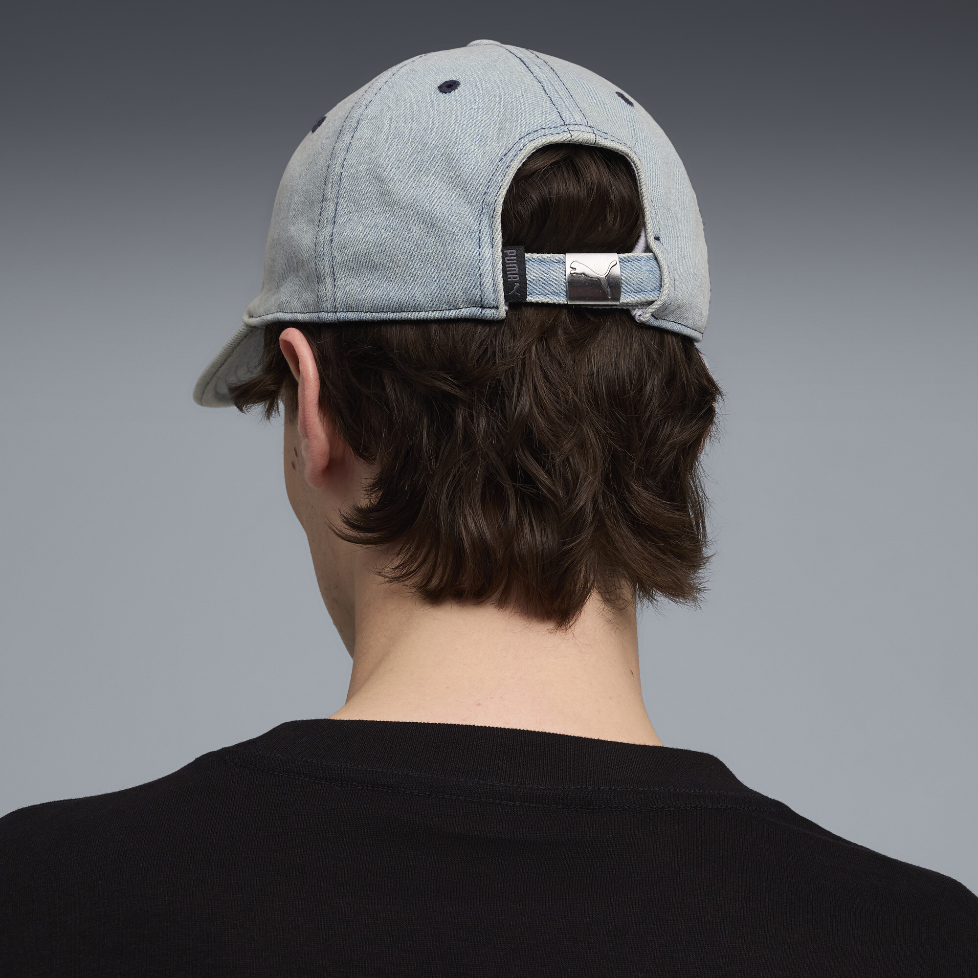 PUMA WARDROBE ESS metalen dad-pet, Blauw thumbnail 3