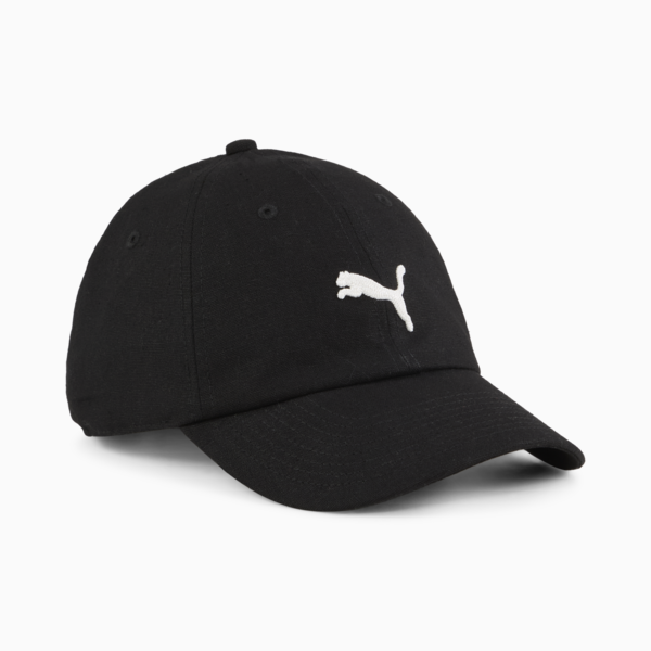 WARDROBE Essentials Dad Cap, PUMA Black, large-ZAF