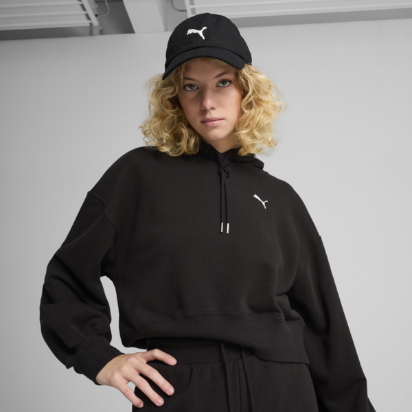 WARDROBE Essentials Dad Cap, PUMA Black, large-ZAF