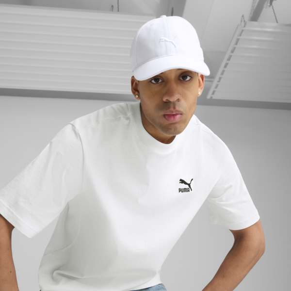 Premium Essentials Classic Baseball Cap, PUMA White, large-ZAF
